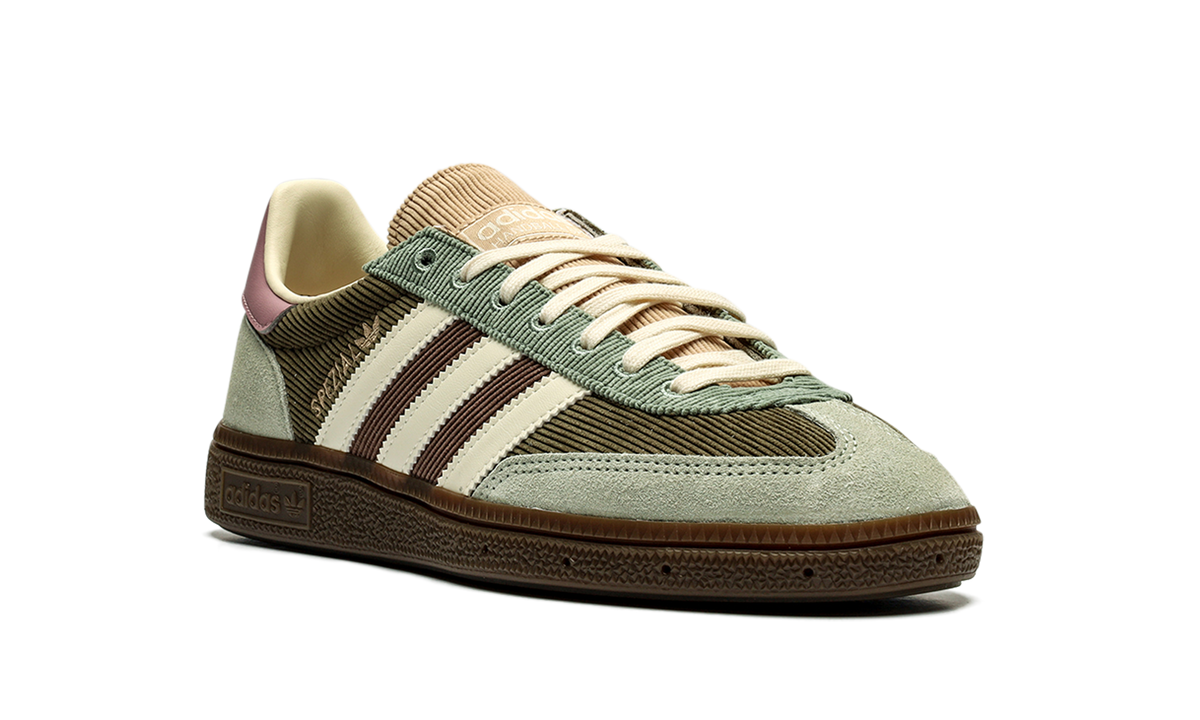 Overkicks - Adidas Handball Spezial Silver Green Magic Mauve (IH4891) - detalle lateral interior