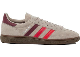 Overkicks - Adidas Handball Spezial Silver Pebble Red (JI1027) - vista lateral