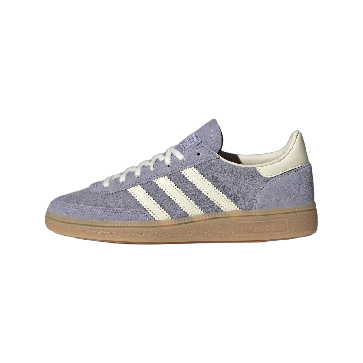 Overkicks - Adidas Handball Spezial Silver Violet Cream White (JR0849) - vista lateral