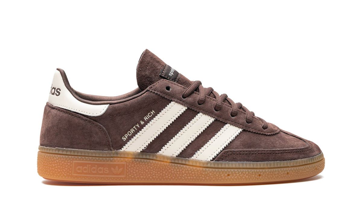 Overkicks - Adidas Handball Spezial Sporty & Rich Brown (IH2612) - detalle talón