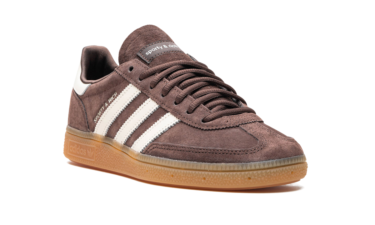 Overkicks - Adidas Handball Spezial Sporty & Rich Brown (IH2612) - detalle lateral interior