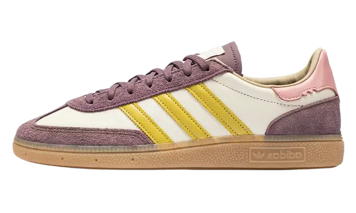 Overkicks - Adidas Handball Spezial The Whitaker Group Do Not Duplicate Yellow Purple (KK0196) - vista lateral