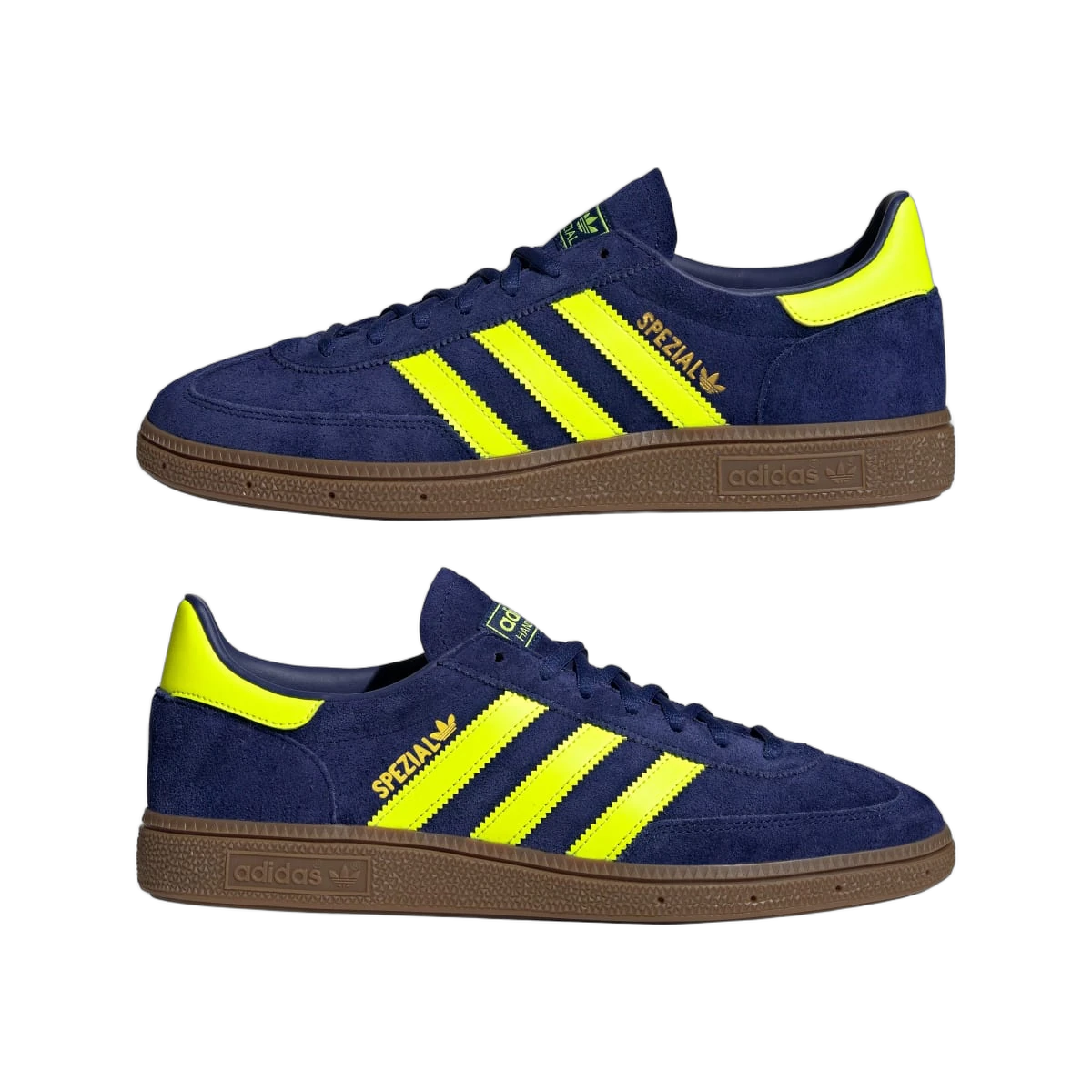 Overkicks - Adidas Handball Spezial Victory Blue Solar Yellow Gold Metallic (JR3845) - detalle lateral interior