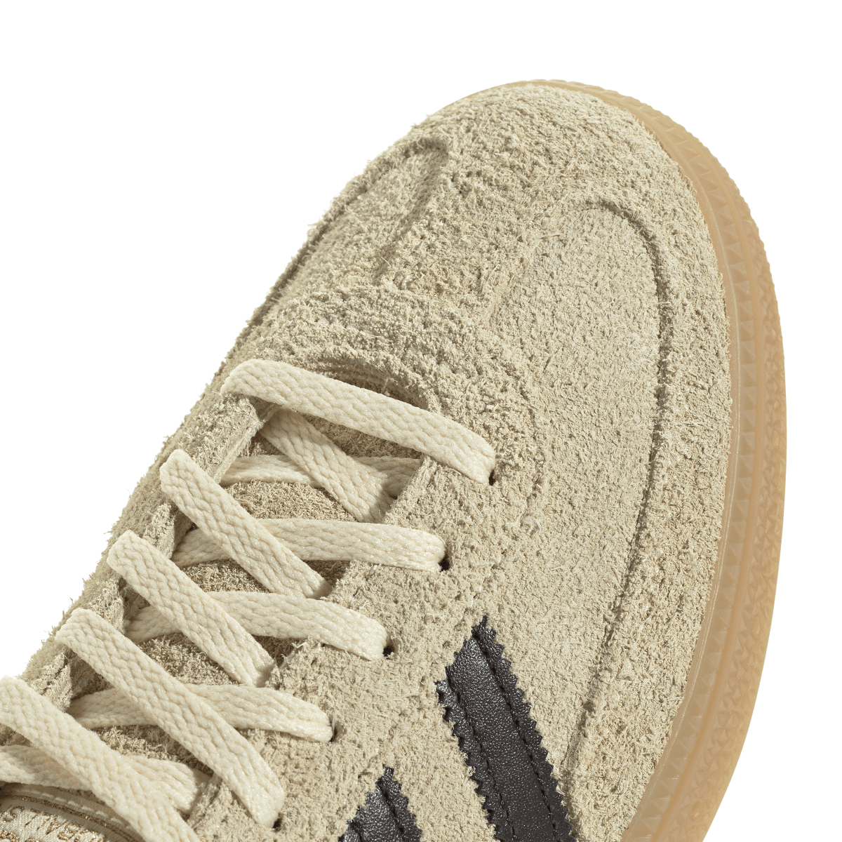 Overkicks - Adidas Handball Spezial Warm Vanilla Aurora Coffee (KK0932) - detalle lateral interior