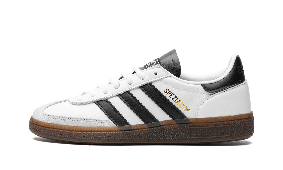 Overkicks - Adidas Handball Spezial White Black Gum (IE3403) - vista lateral