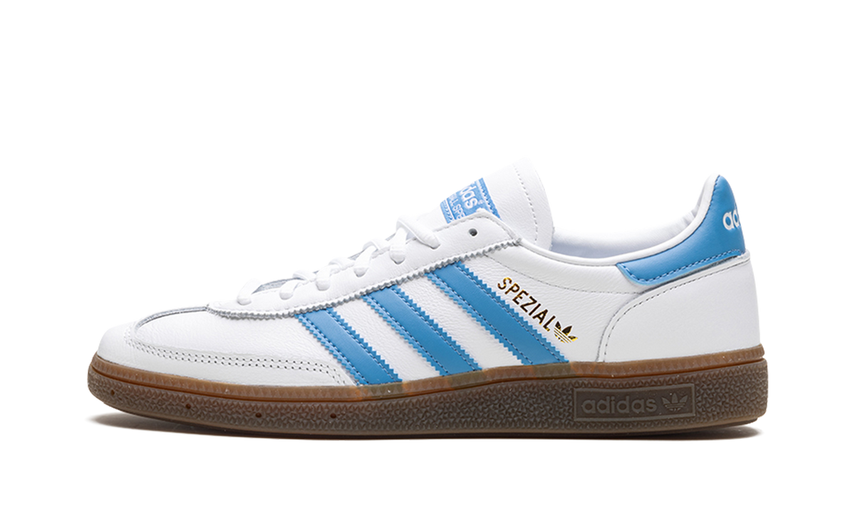 Overkicks - Adidas Handball Spezial White Light Blue (IE3607) - vista lateral