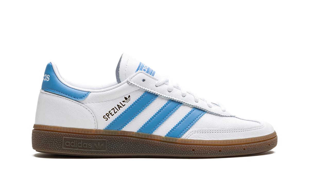 Overkicks - Adidas Handball Spezial White Light Blue (IE3607) - detalle talón