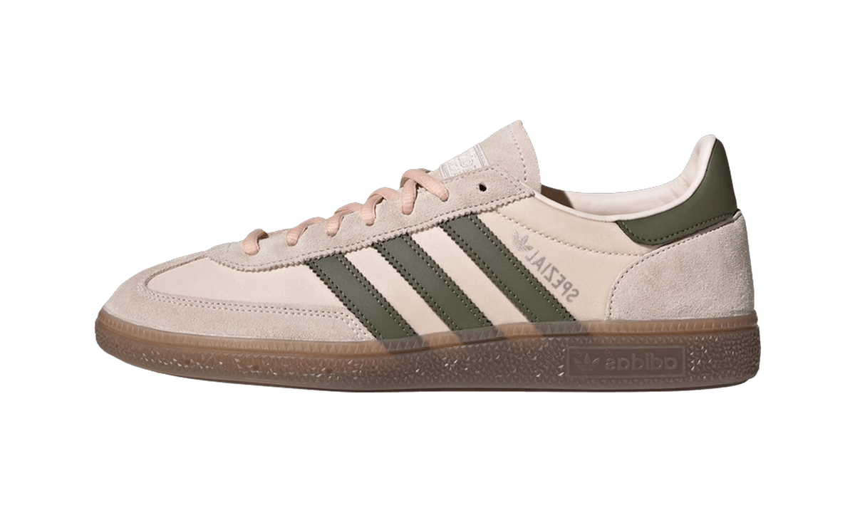 Overkicks - Adidas Handball Spezial Wonder Quartz Olive Strata (KK1149) - vista lateral