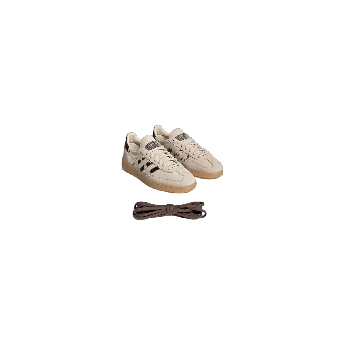 Overkicks - Adidas Handball Spezial Wonder White Cow Stripes (KI0102) - detalle lateral interior
