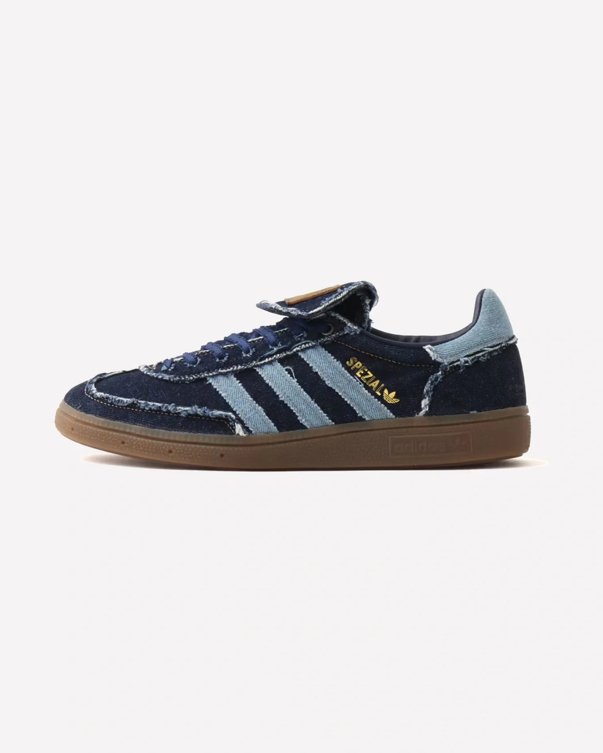 Overkicks - Adidas Handball Spezial atmos Denim Pack (KJ5754) - vista lateral