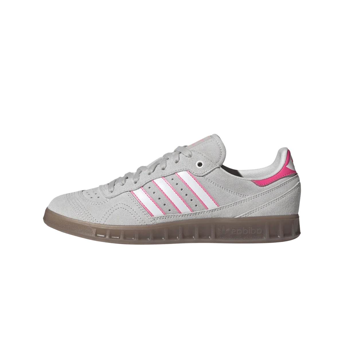 Overkicks - Adidas Handball Top Grey White Lucid Pink (JR3656) - vista lateral
