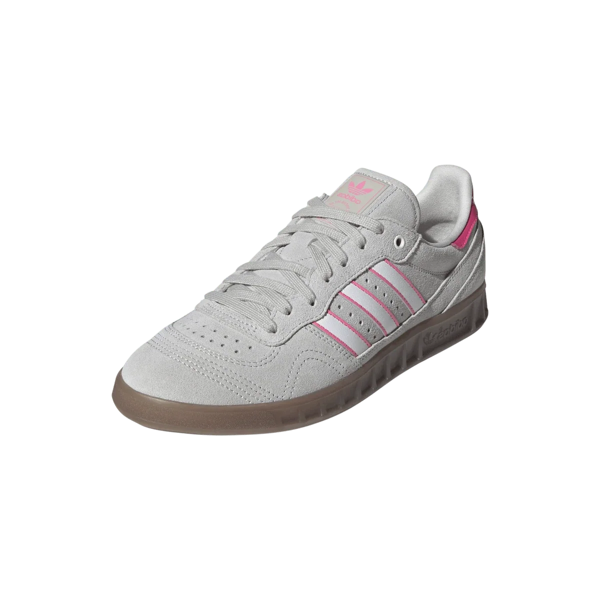 Overkicks - Adidas Handball Top Grey White Lucid Pink (JR3656) - vista trasera