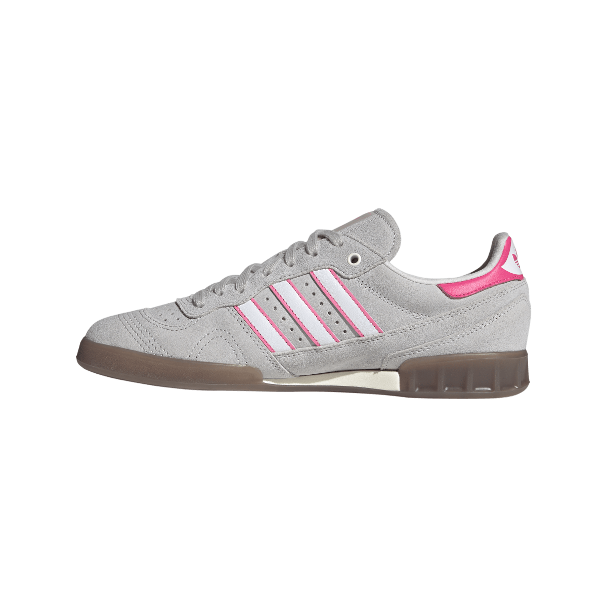 Overkicks - Adidas Handball Top Grey White Lucid Pink (JR3656) - detalle talon