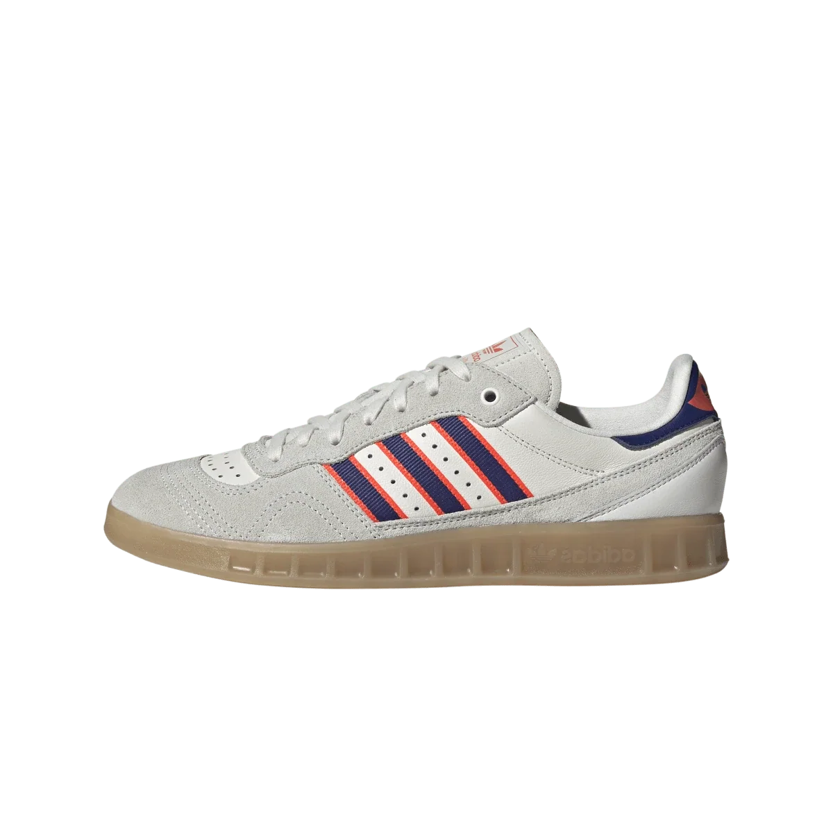 Overkicks - Adidas Handball Top Rm Crystal White Victory Blue Solar Red (JR8369) - vista lateral