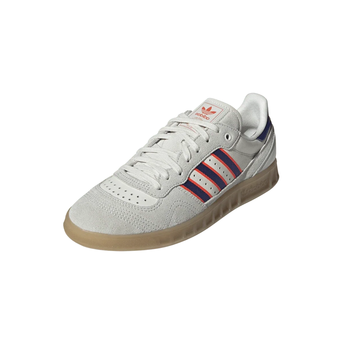 Overkicks - Adidas Handball Top Rm Crystal White Victory Blue Solar Red (JR8369) - vista trasera
