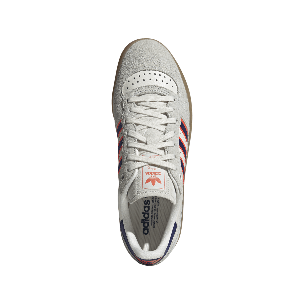 Overkicks - Adidas Handball Top Rm Crystal White Victory Blue Solar Red (JR8369) - par completo