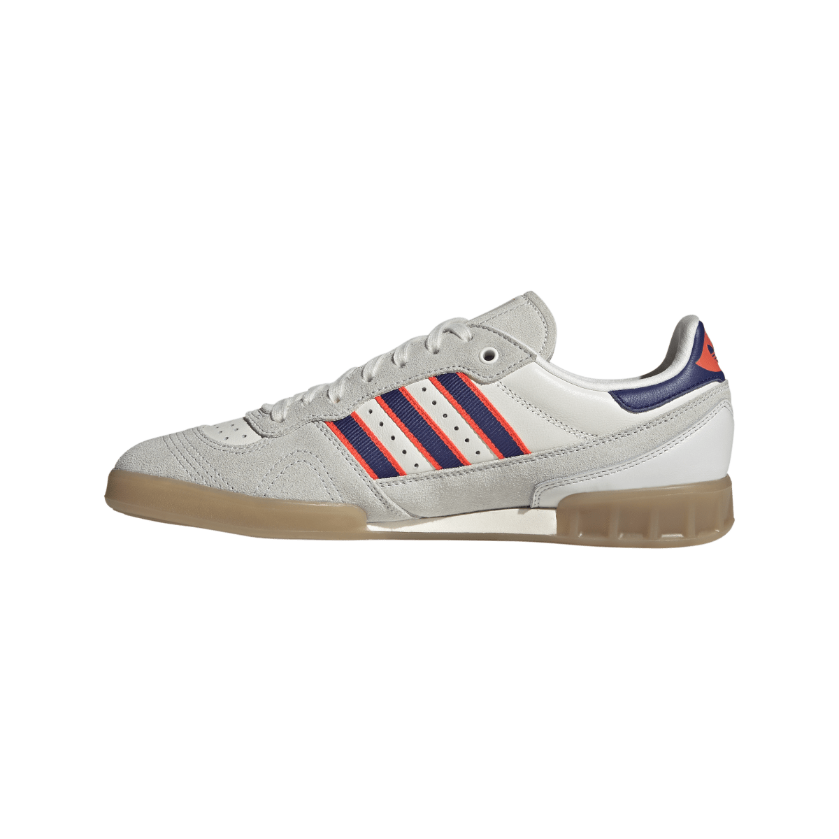 Overkicks - Adidas Handball Top Rm Crystal White Victory Blue Solar Red (JR8369) - detalle talon