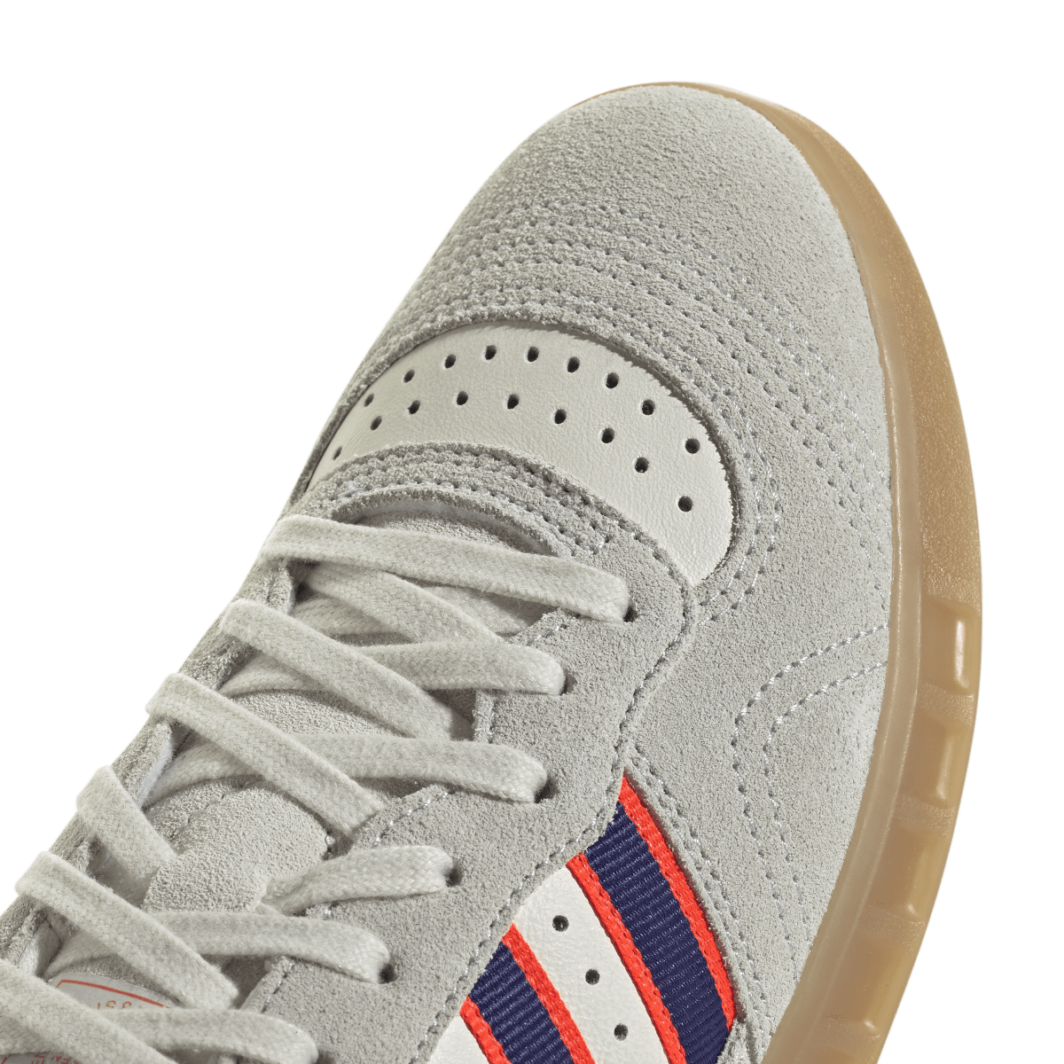 Overkicks - Adidas Handball Top Rm Crystal White Victory Blue Solar Red (JR8369) - detalle lateral interior