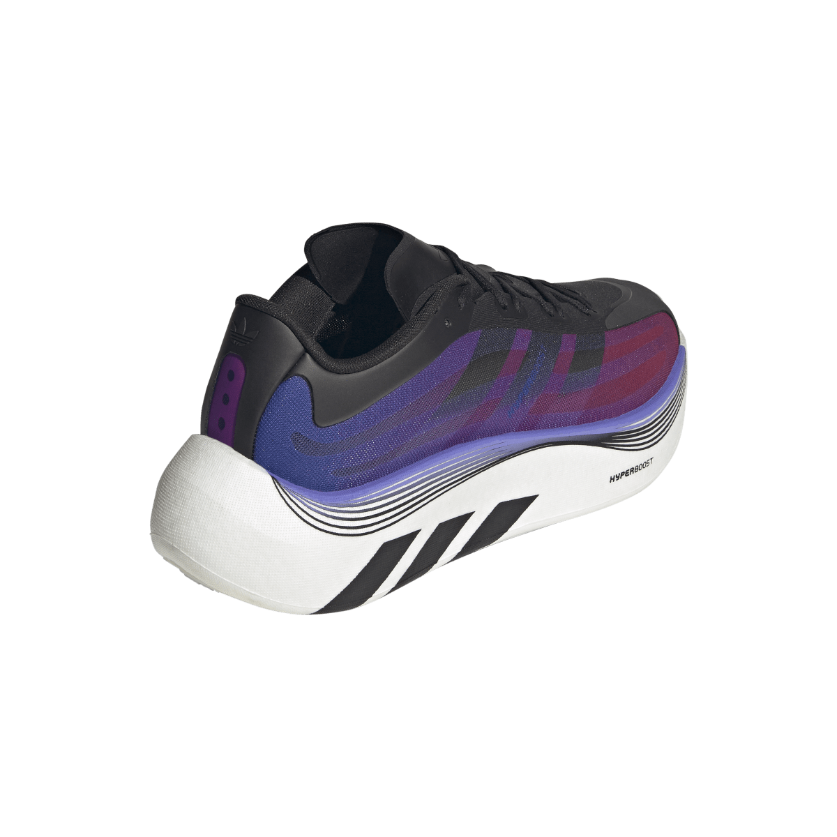 Overkicks - Adidas Hyper Boost Euphoria LT Black Lucid Blue Solar Red (KZ8511) - vista superior