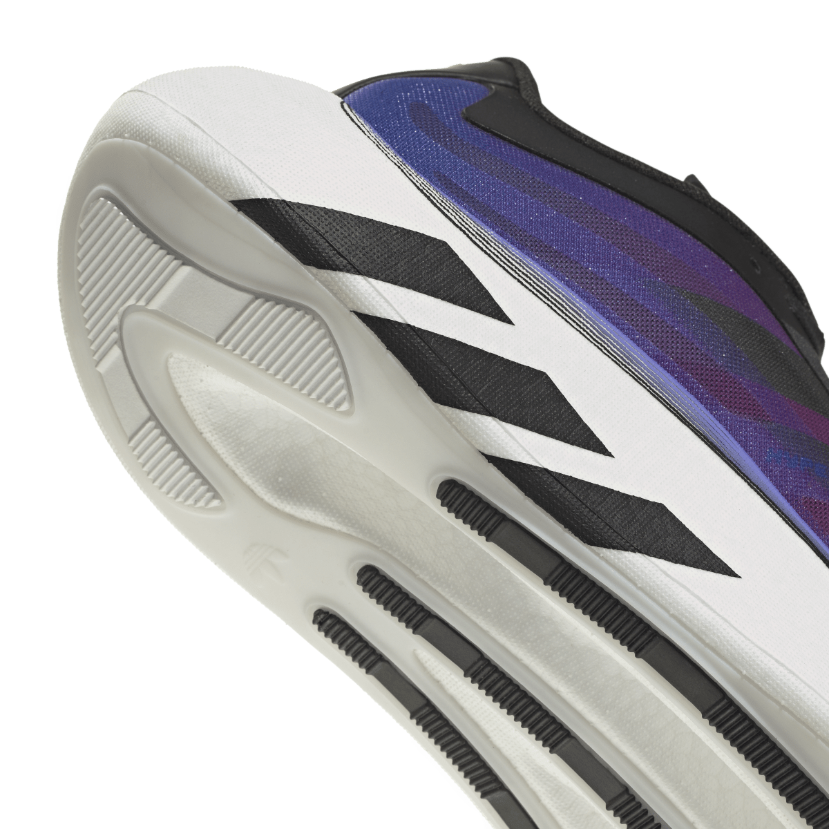 Overkicks - Adidas Hyper Boost Euphoria LT Black Lucid Blue Solar Red (KZ8511) - detalle lateral interior