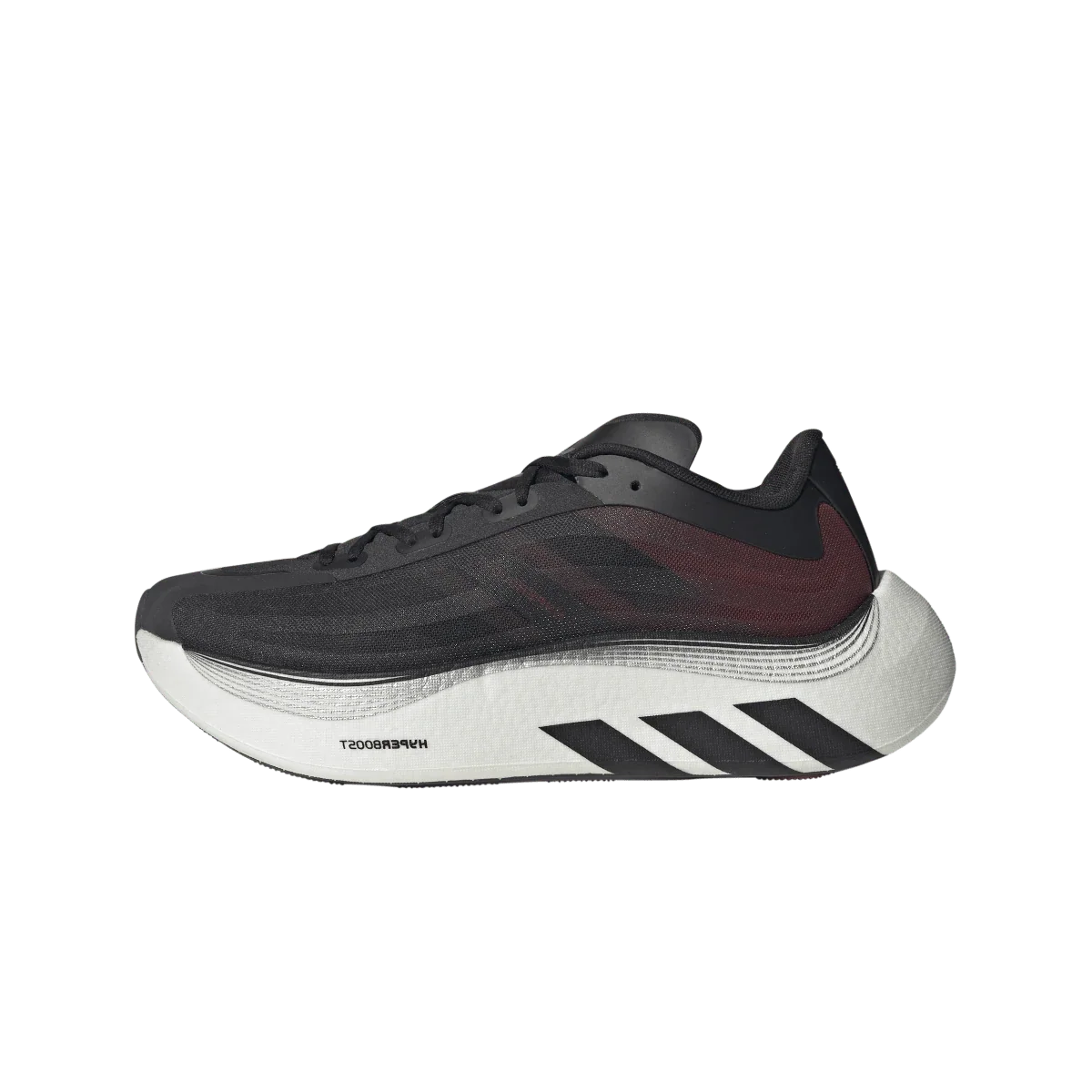 Overkicks - Adidas Hyper Boost Euphoria LT Black Solar Red (KZ8509) - vista lateral