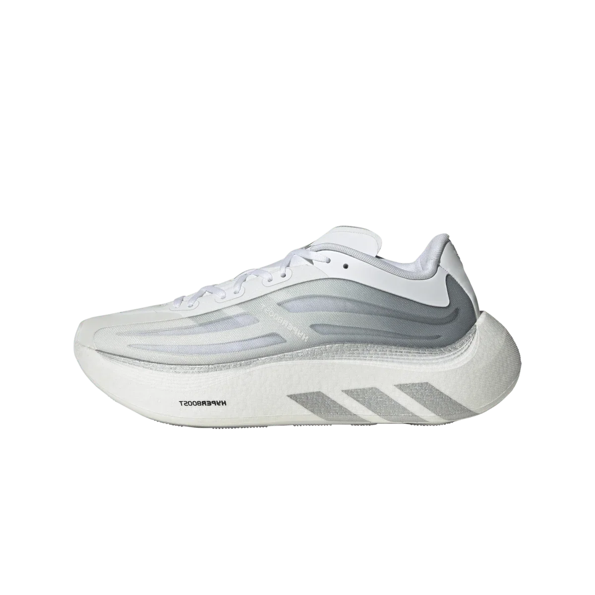 Overkicks - Adidas Hyper Boost Euphoria LT Cloud White Silver Metallic (KZ8507) - vista lateral