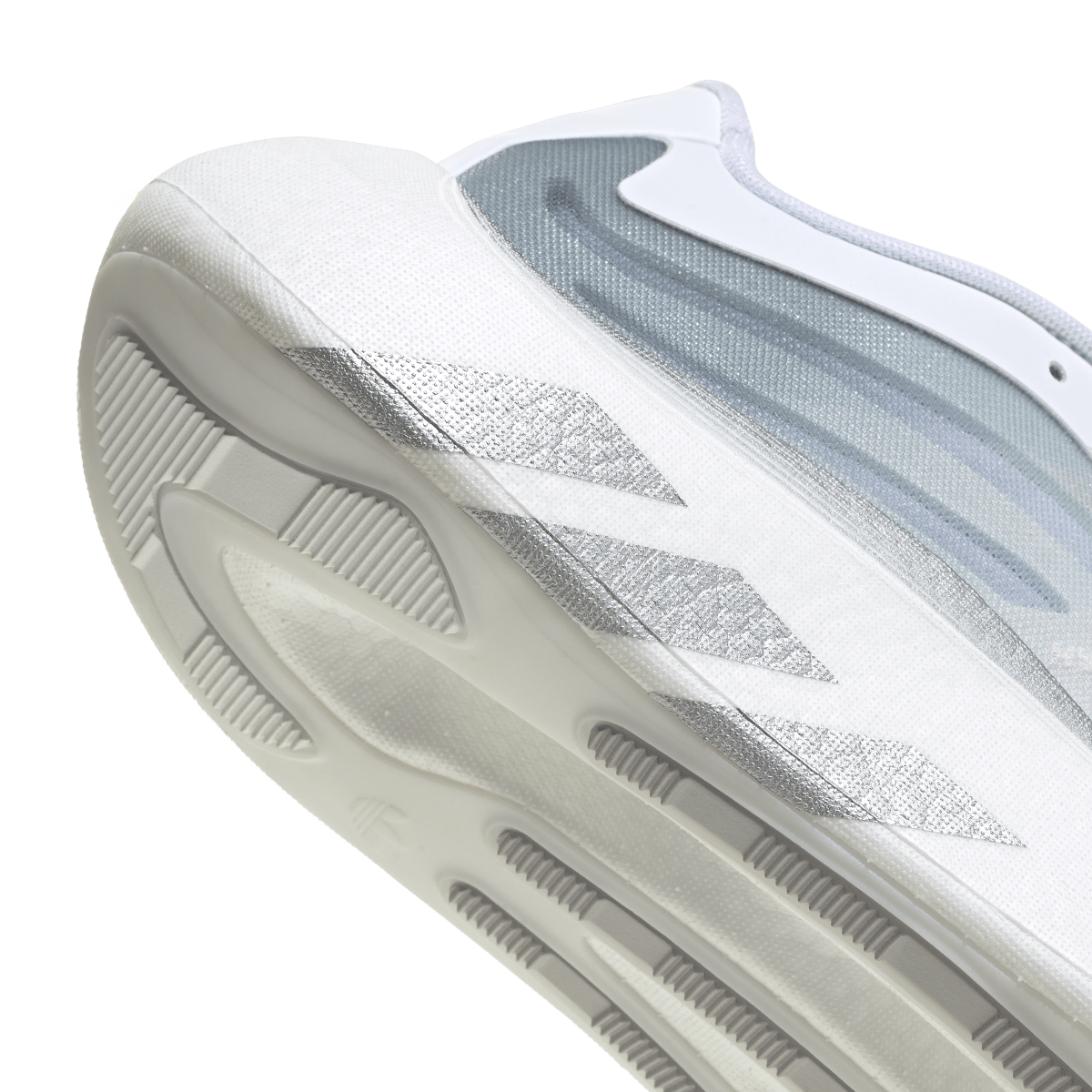 Overkicks - Adidas Hyper Boost Euphoria LT Cloud White Silver Metallic (KZ8507) - detalle lateral interior