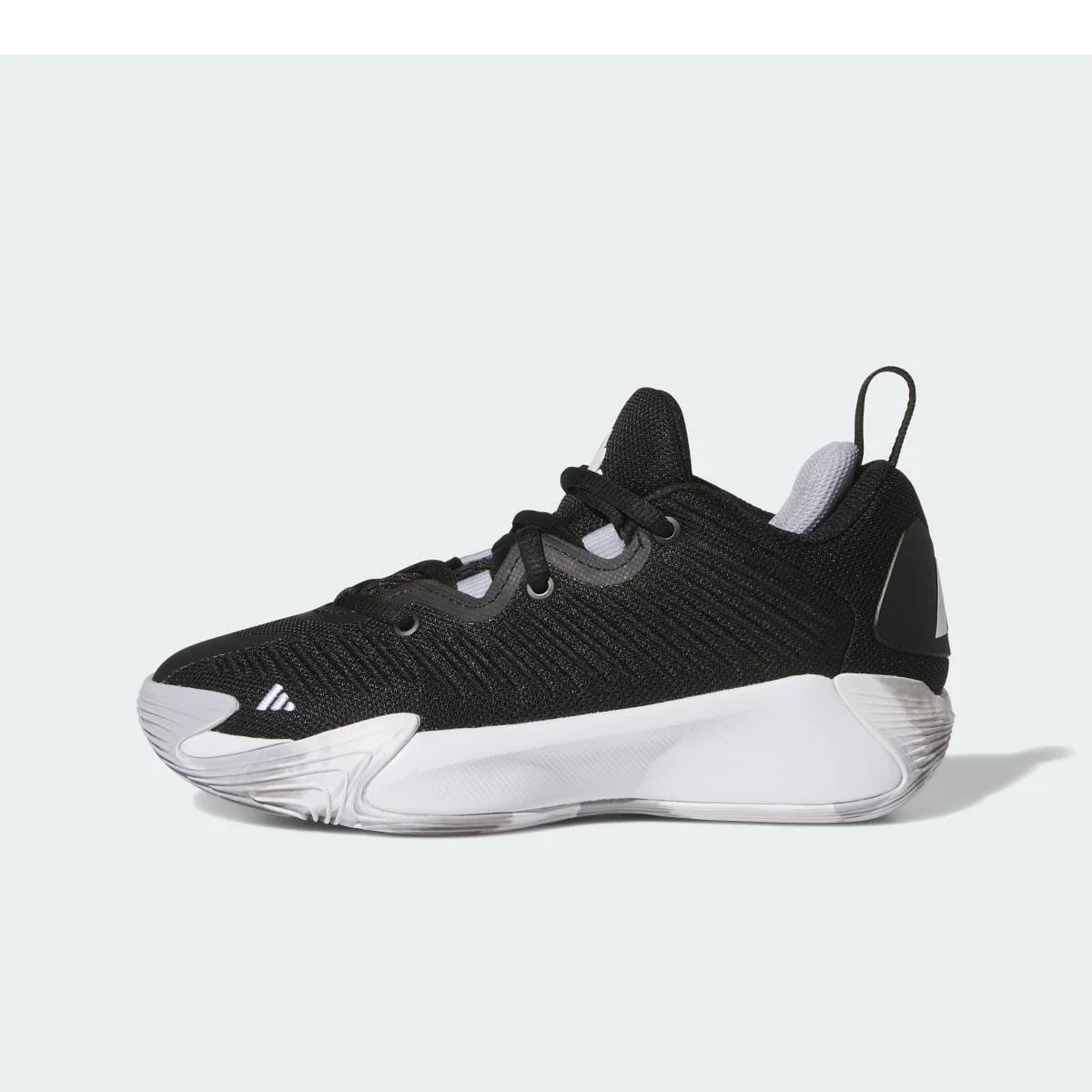Overkicks - Adidas Initiation Black Halo Silver White (GS) (JQ6856) - vista lateral