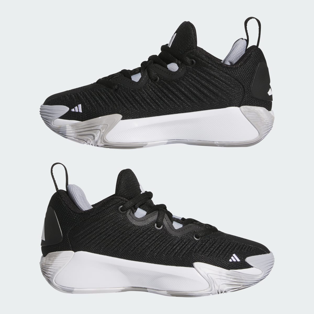 Overkicks - Adidas Initiation Black Halo Silver White (GS) (JQ6856) - imagen 8