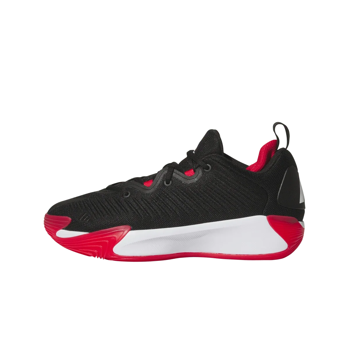 Overkicks - Adidas Initiation Core Black Cloud White Pure Ruby (JS0464) - vista lateral