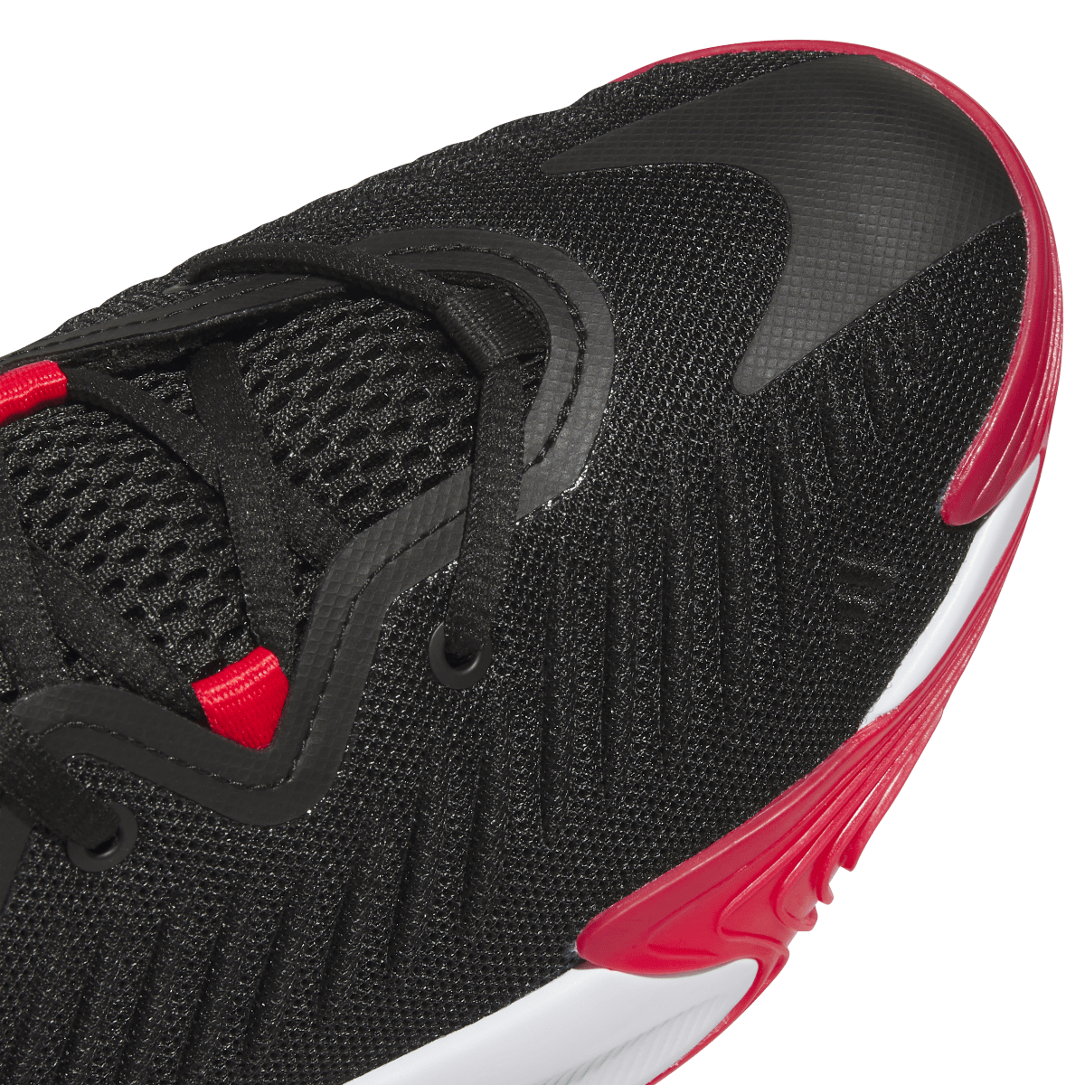 Overkicks - Adidas Initiation Core Black Cloud White Pure Ruby (JS0464) - detalle lateral interior