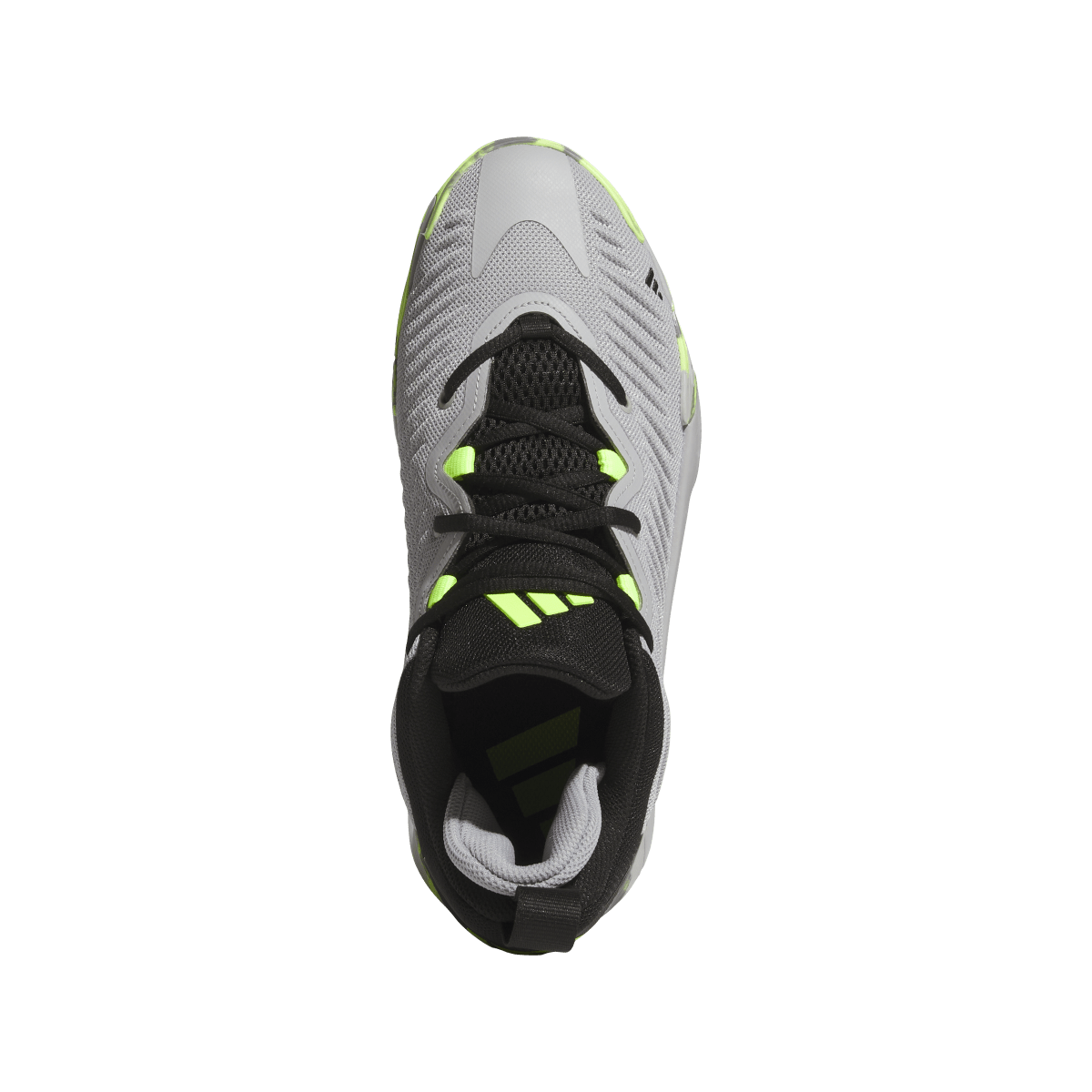 Overkicks - Adidas Initiation Grey Two Core Black Lucid Lemon (JR6507) - par completo