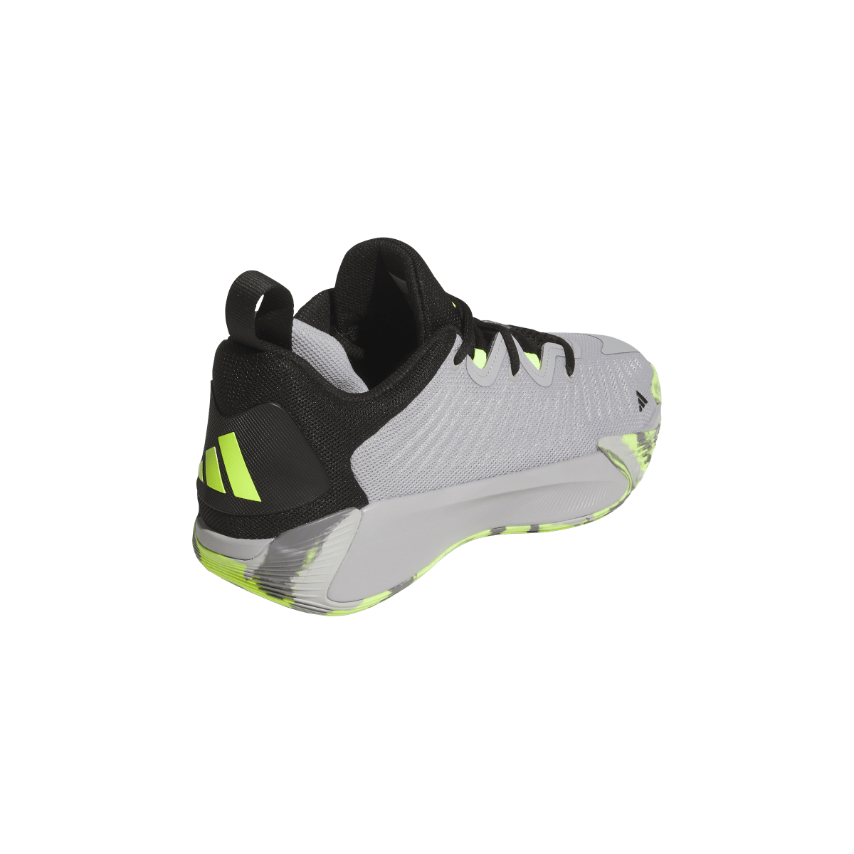 Overkicks - Adidas Initiation Grey Two Core Black Lucid Lemon (JR6507) - vista superior