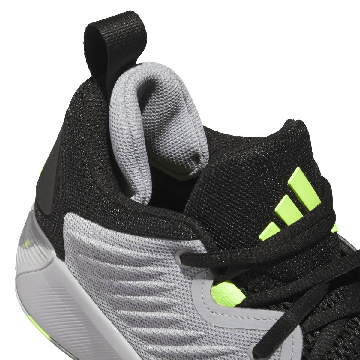 Overkicks - Adidas Initiation Grey Two Core Black Lucid Lemon (JR6507) - detalle