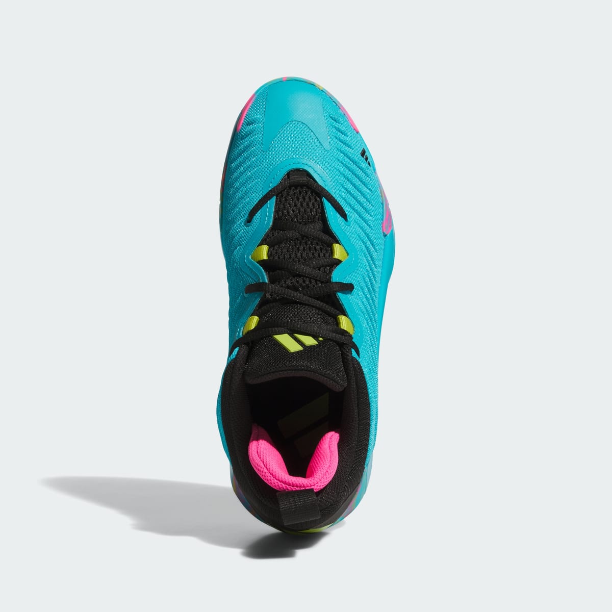 Overkicks - Adidas Initiation Lucid Cyan Black Preloved Lime (JP8014) - detalle suela