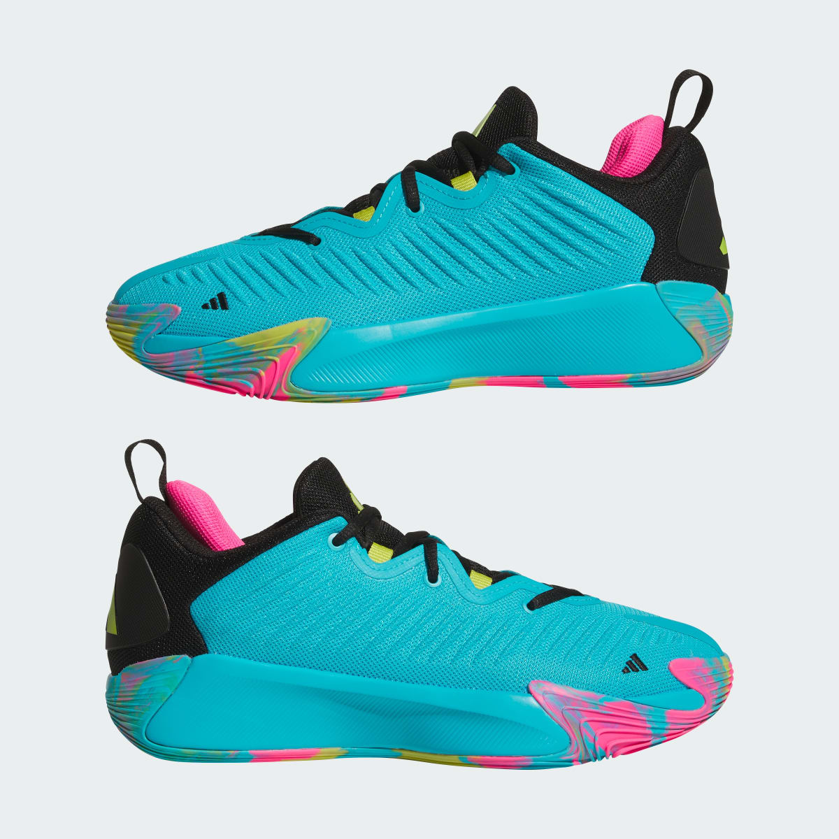 Overkicks - Adidas Initiation Lucid Cyan Black Preloved Lime (JP8014) - detalle
