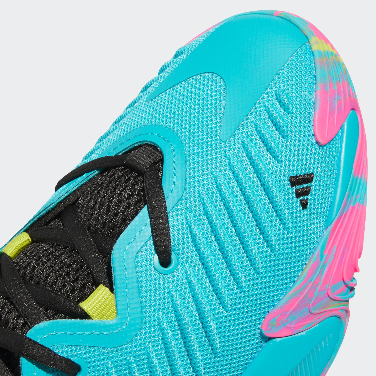 Overkicks - Adidas Initiation Lucid Cyan Black Preloved Lime (JP8014) - detalle