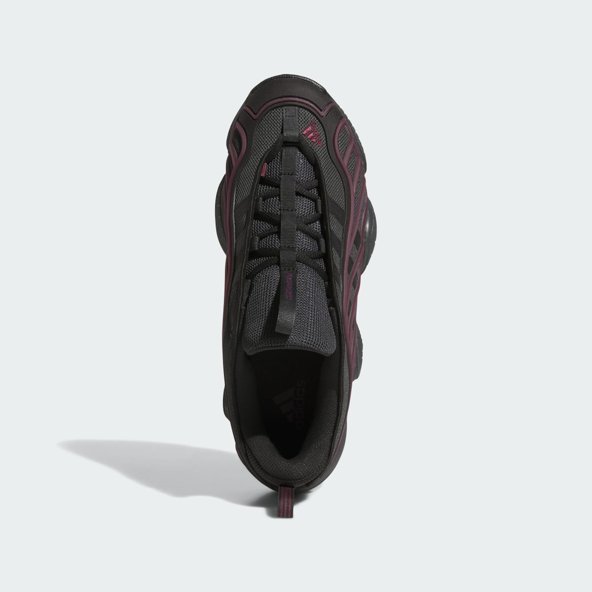 Overkicks - Adidas Intimidation Low Core Black Maroon Carbon (JS3316) - detalle suela