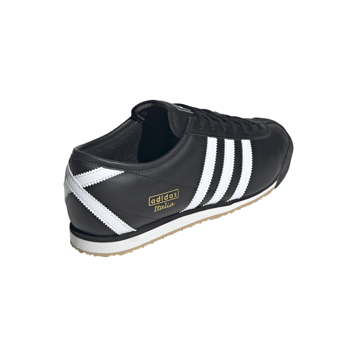 Overkicks - Adidas Italia 70s Black White Gum (JS1324) - vista superior