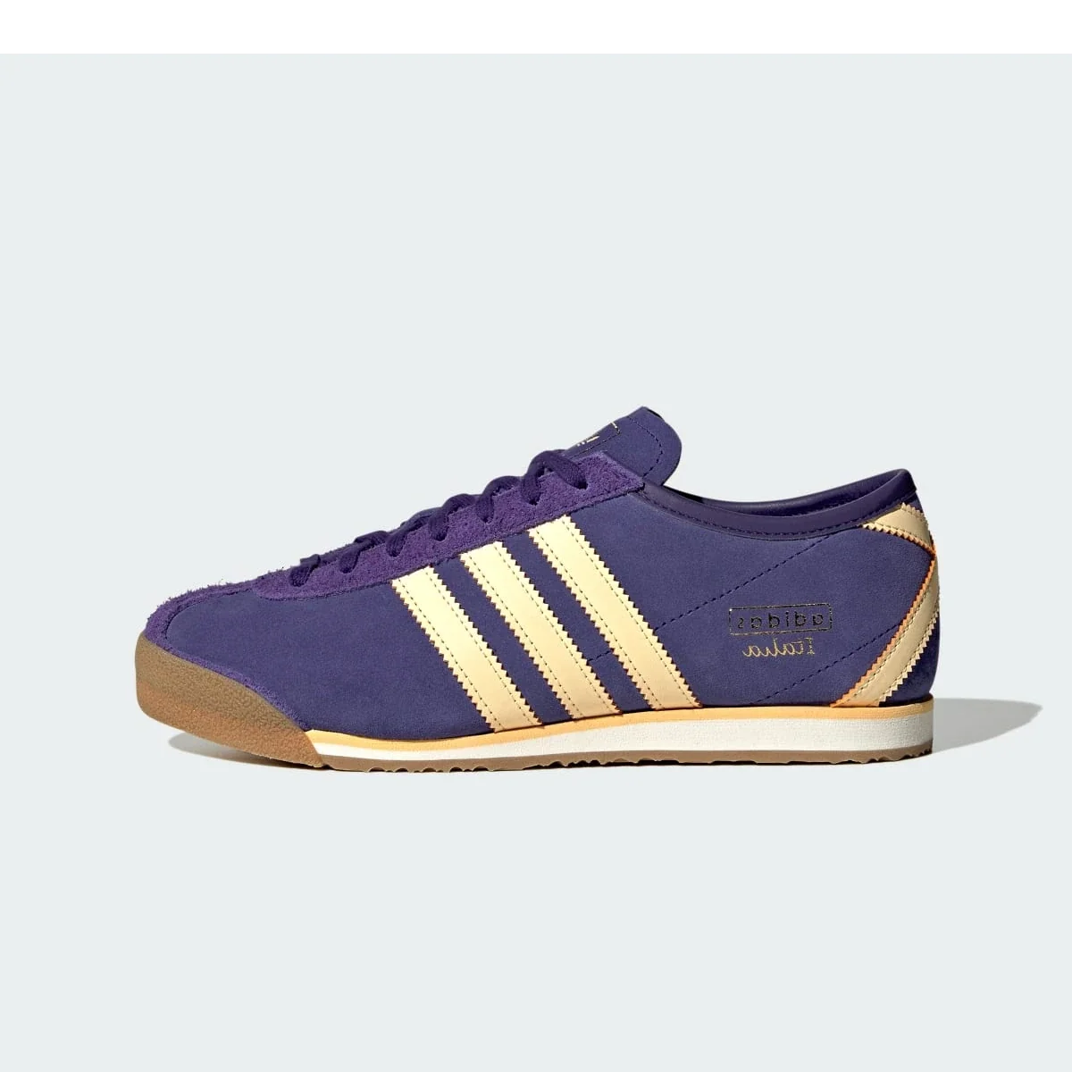 Overkicks - Adidas Italia 70s Collegiate Purple Orange Tint (Womens) (IH6655) - vista lateral