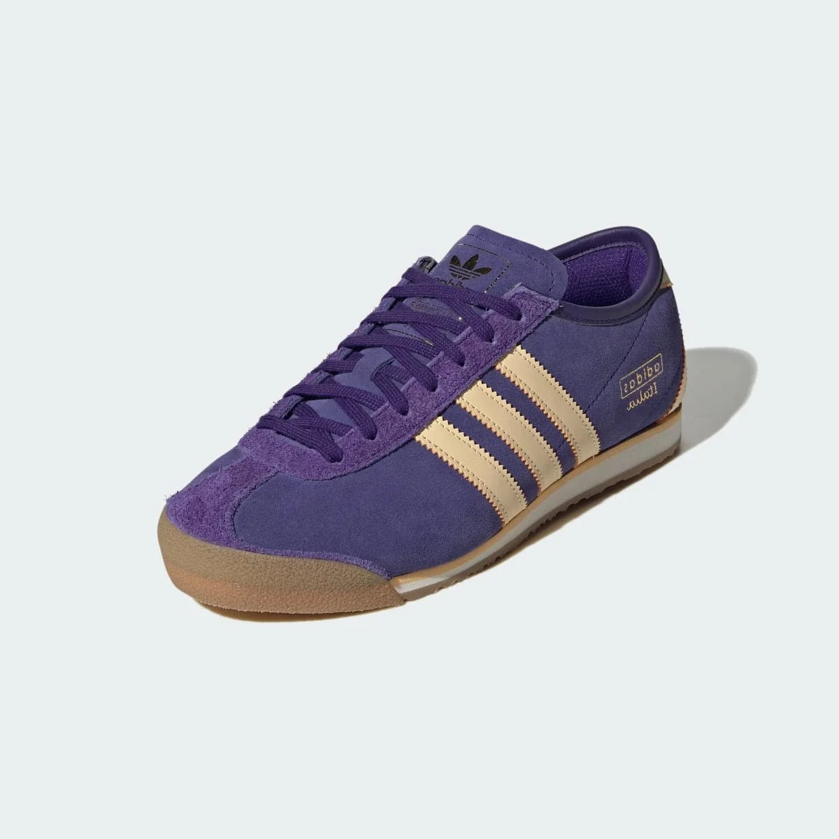 Overkicks - Adidas Italia 70s Collegiate Purple Orange Tint (Womens) (IH6655) - vista trasera