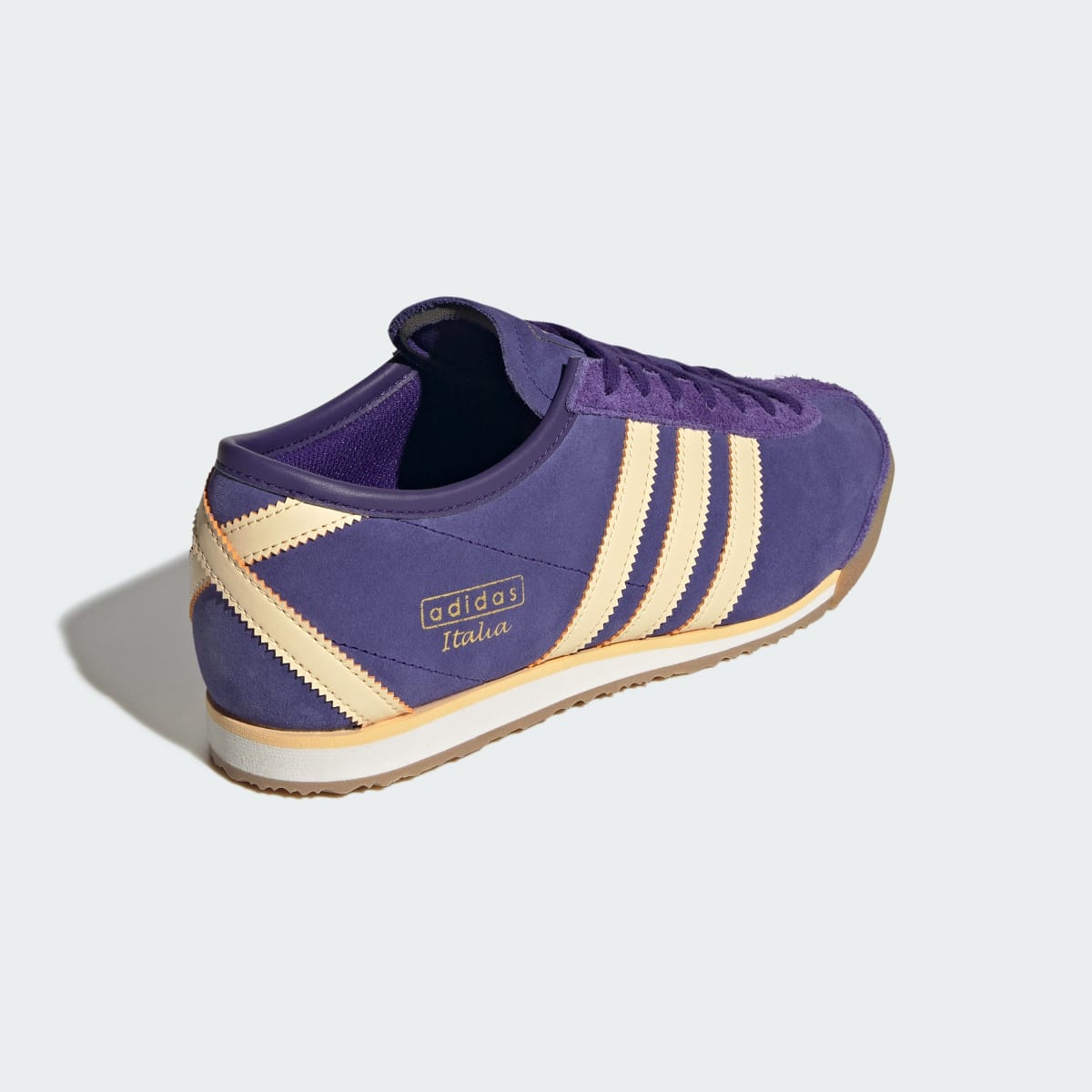 Overkicks - Adidas Italia 70s Collegiate Purple Orange Tint (Womens) (IH6655) - vista superior