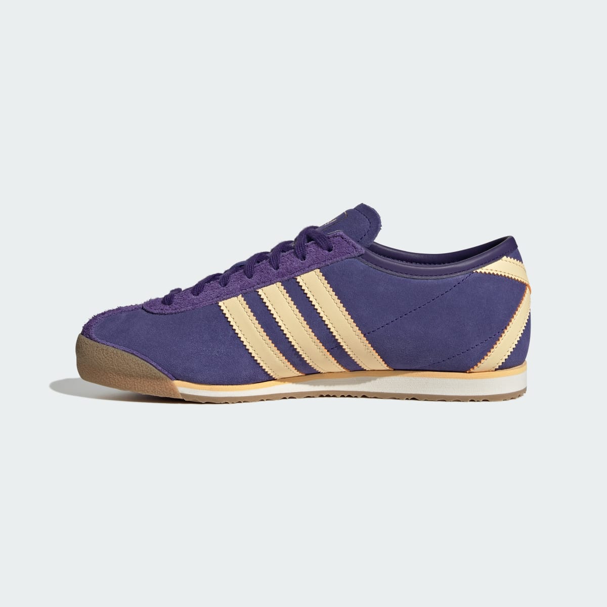 Overkicks - Adidas Italia 70s Collegiate Purple Orange Tint (Womens) (IH6655) - detalle talon