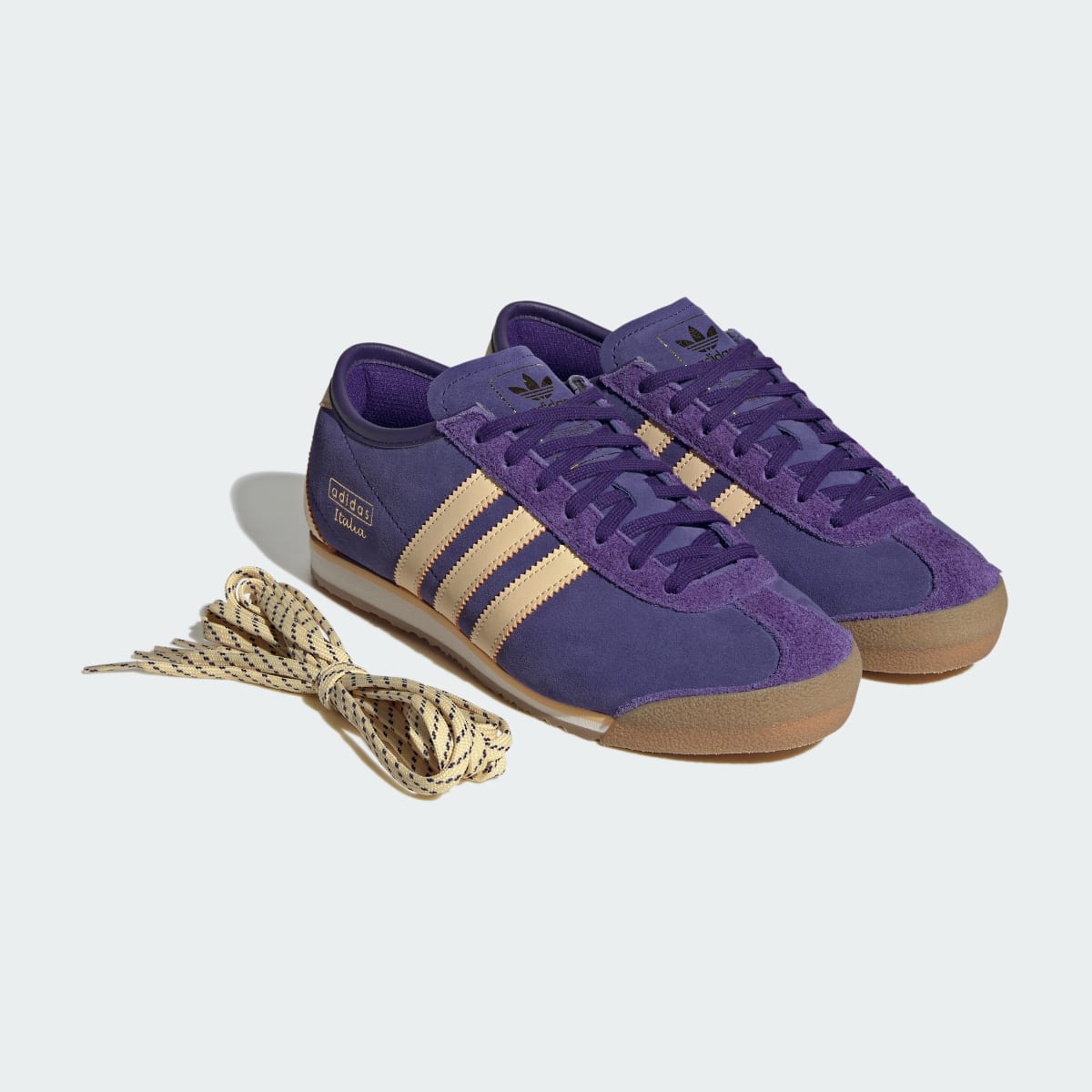 Overkicks - Adidas Italia 70s Collegiate Purple Orange Tint (Womens) (IH6655) - detalle
