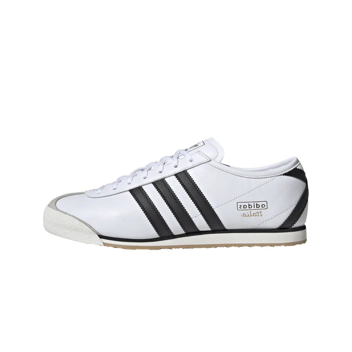 Overkicks - Adidas Italia 70s White Black Gum (JS1323) - vista lateral