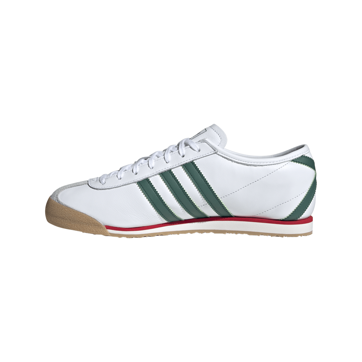 Overkicks - Adidas Italia 70s White Collegiate Green Gum (JS1325) - detalle talon