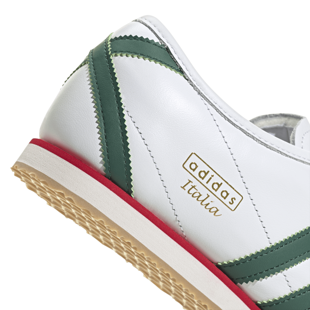 Overkicks - Adidas Italia 70s White Collegiate Green Gum (JS1325) - detalle