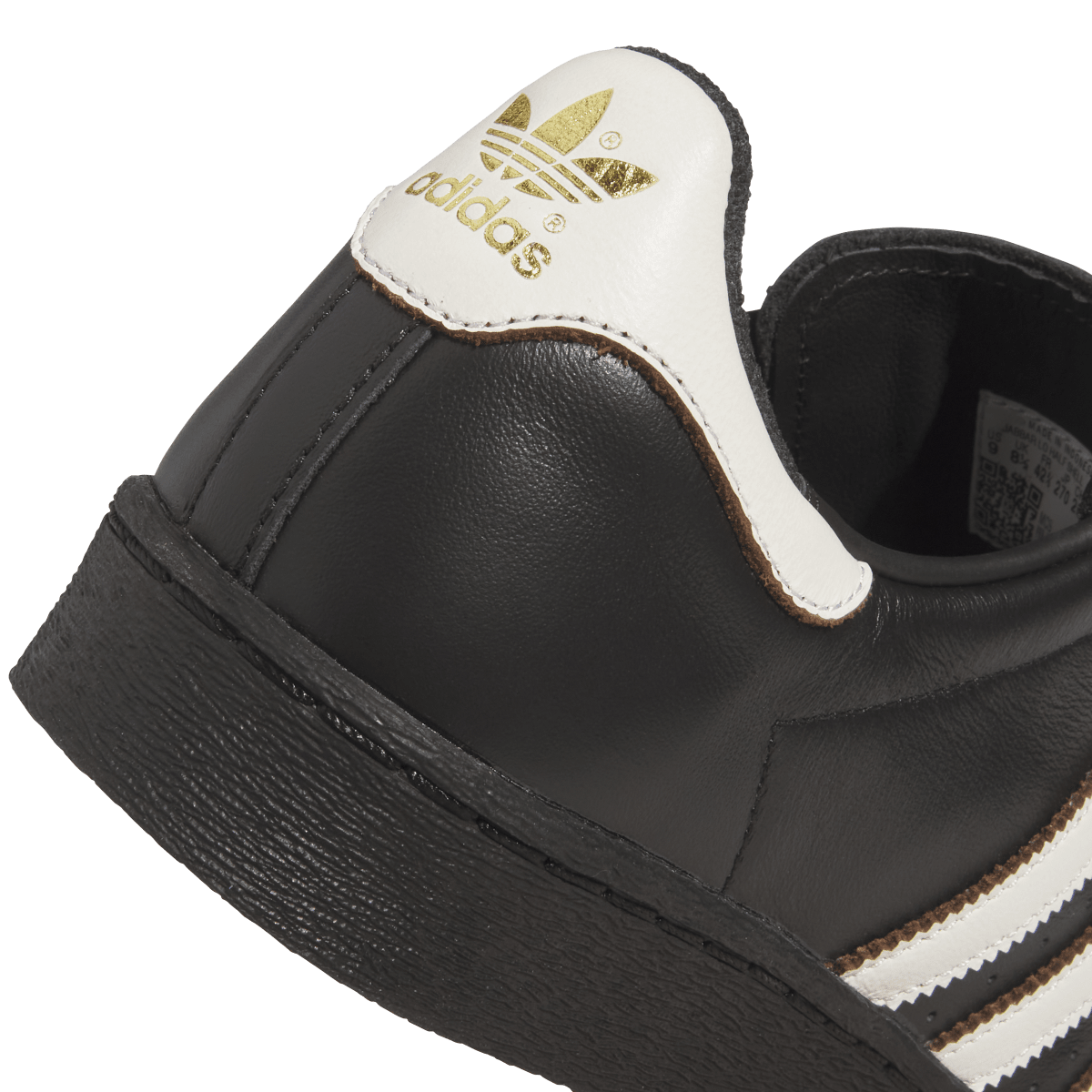 Overkicks - Adidas Jabbar Half Shell OG Black Off White (KI8523) - detalle lateral interior