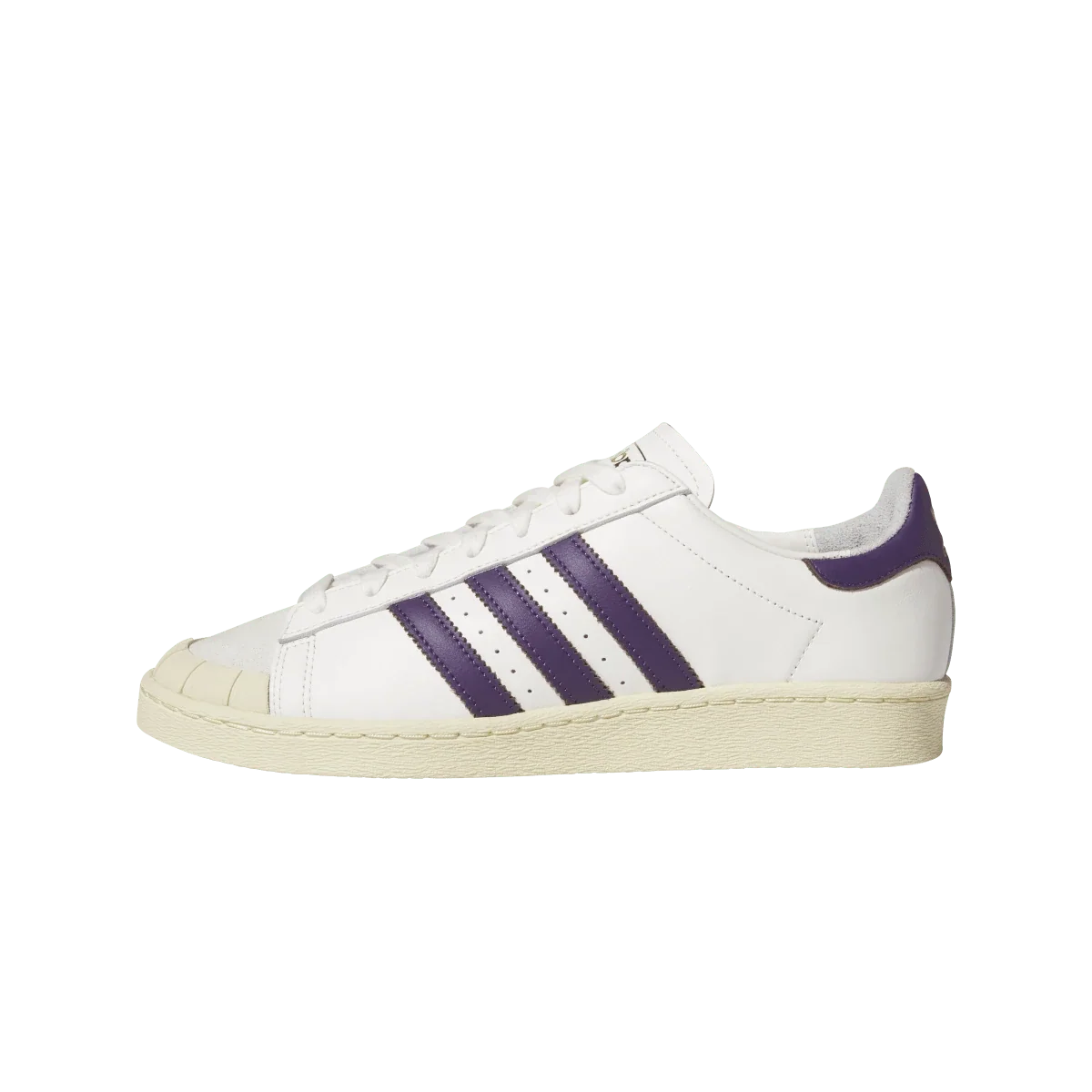 Overkicks - Adidas Jabbar Half Shell OG Off White Violet (JQ9595) - vista lateral