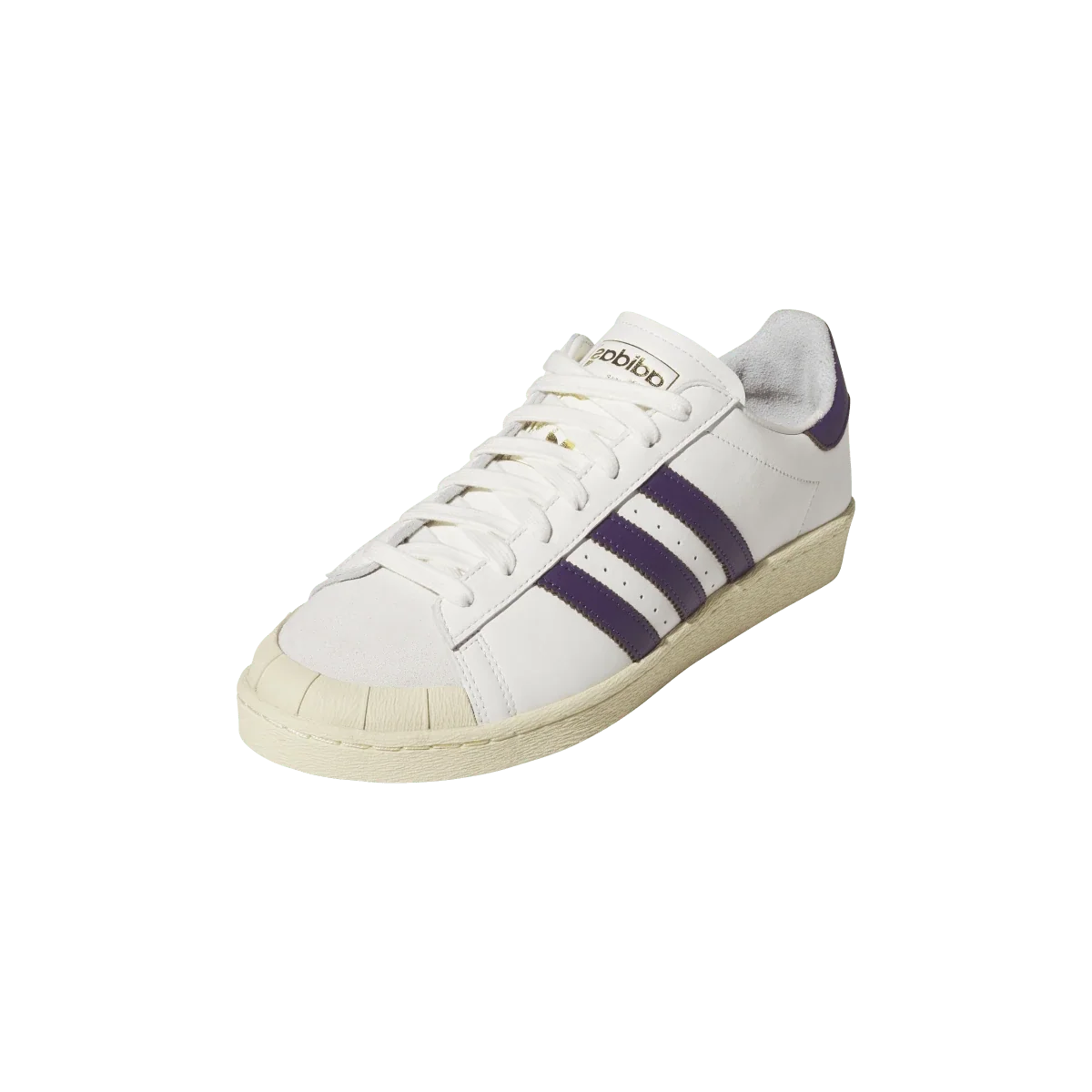 Overkicks - Adidas Jabbar Half Shell OG Off White Violet (JQ9595) - vista trasera